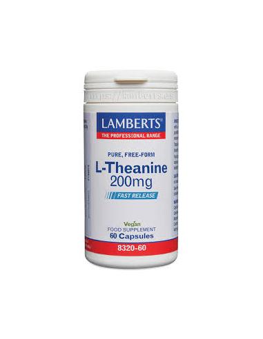 Pack 5 Uds. L-Teanina 200 mg 60 Caps. de Lamberts