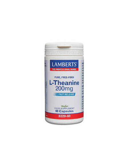 Pack 5 Uds. L-Teanina 200 mg 60 Caps. de Lamberts