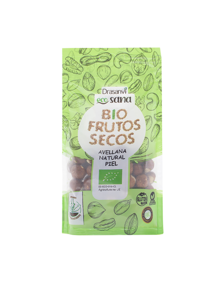 Avellana Natural Piel Bio 100G Doypack Frutos Secos Ecosana