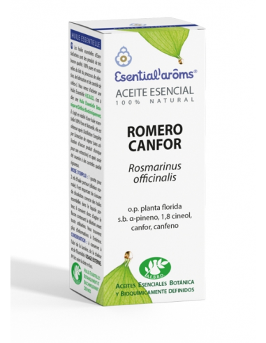 Aceite Esencial Romero Canfor 10 Ml de Esential Aroms