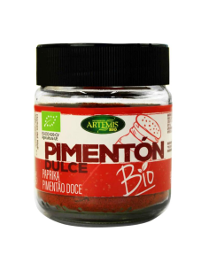 Pack 6 Pimentón Dulce Bio 75g Artemis Tarro Grande Natural