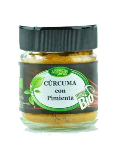 Pack 6 Cúrcuma y Pimienta Bio Artemis 80g Tarro Grande