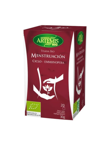 Pack 8 Uds Artemis Bio Mujer Menstruación 30 g Natural