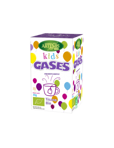 Pack 10 Kids Gases Bio 30g Artemis Bio  Cuidado Natural Infantil