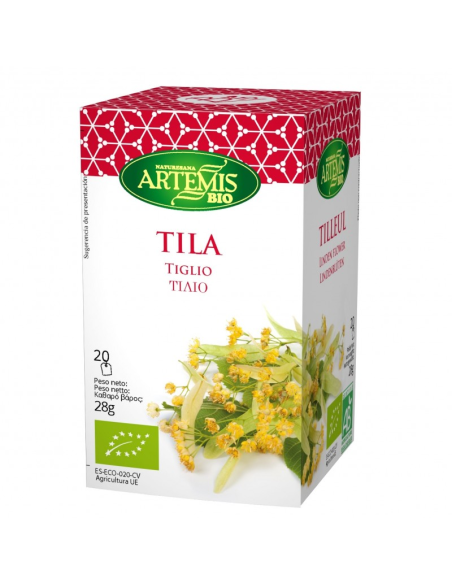 Pack 8 Uds. Tila Bio 28 g Artemis Bio  Relajación Natural