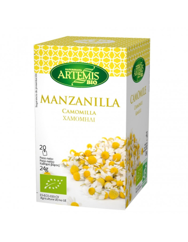 Pack 8 Uds Manzanilla Bio Artemis 24g - Natural y Orgánico