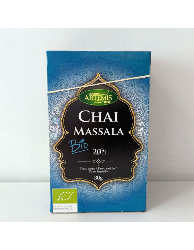 Pack 8 Uds. Infusión Chai Massala Bio 30 g  de Artemis Bio