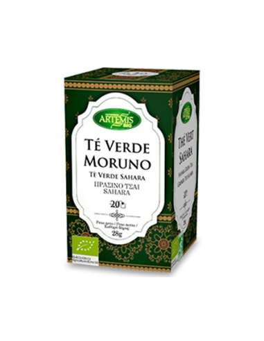 Pack 8 Uds. Té Verde Moruno Bio 28 g  de Artemis Bio