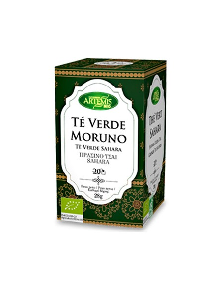 Pack 8 Uds. Té Verde Moruno Bio 28 g  de Artemis Bio