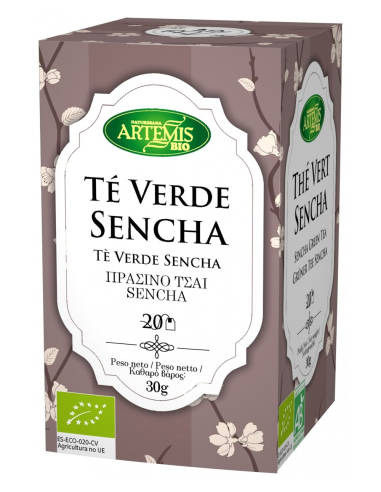Pack 8 Té Verde Sencha Bio Artemis Bio 30 g - Natural y Puro