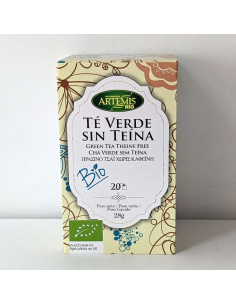 Pack 8 Uds Té Verde Sin Teína Bio Artemis 28 g Natural