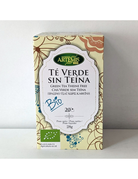 Pack 8 Uds. Té Verde Sin Teína Bio 28 g  de Artemis Bio