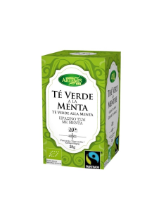 Pack 8 Uds Té Verde con Menta Bio Artemis 28 g Natural
