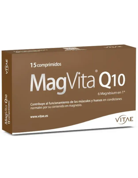 Pack 2 MagVita Q10 Vitae - 15 comprimidos antioxidantes