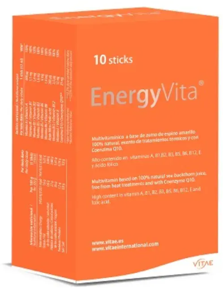 Pack 2 EnergyVita Vitae 10 sticks  Energía y vitalidad diaria