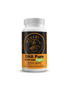 Dha Pure Npd1 500 Vegan Mederi  60 Perlas de Omega 3