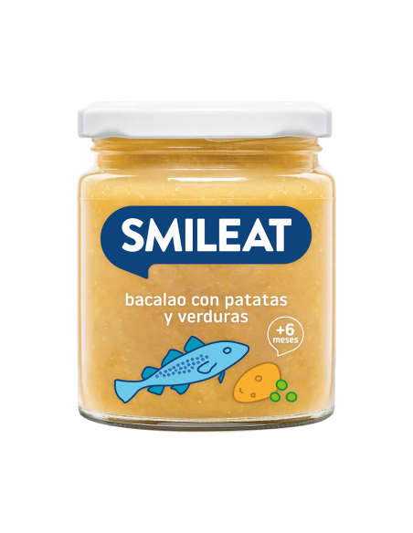 Tarrito De Bacalao Con Verdura Bio, 230 G de Smileat