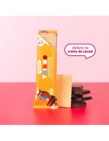 Barquillo Bio con Crema de Cacao Smileat 30 g Natural