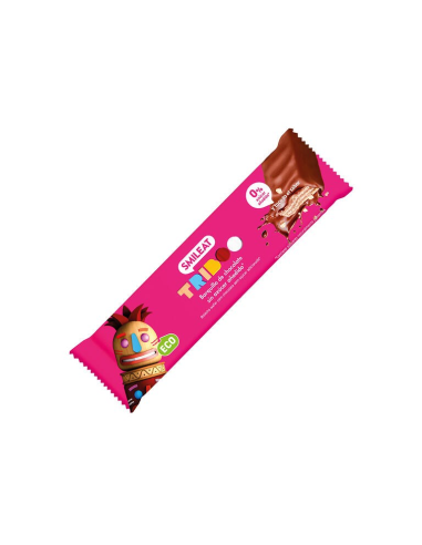 Barquillo Recubierto De Chocolate Bio, 40 G de Smileat