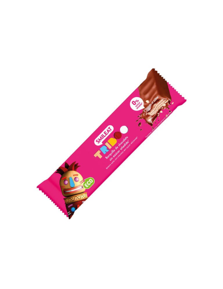 Barquillo Recubierto De Chocolate Bio, 40 G de Smileat