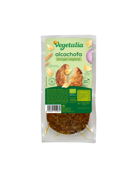 Vegeburger De Alcachofa Bio, 2 X 80 G de Vegetalia