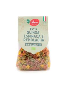 Pasta Tricolor Margaritas Sin Gluten Bio, 250 G de El Granero Integral
