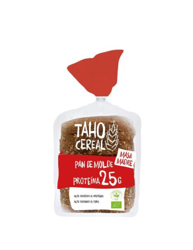 Pan De Molde Proteína 25 G Con Masa Madre Bio, 400 G de Taho Cereal