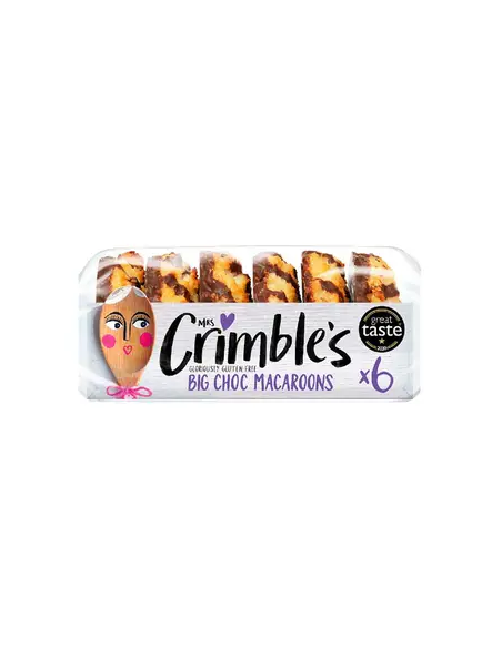 Galletas de Chocolate Sin Gluten Mrs Crimbles 195 g Deliciosas