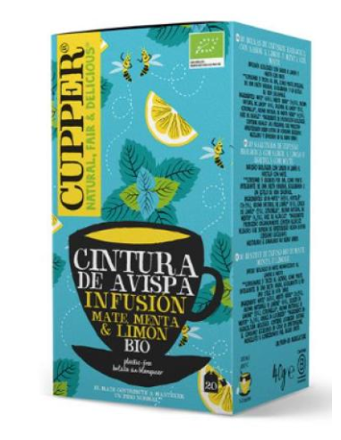 Infusión Cintura De Avispa Bio, 20 Bolsas de Cupper