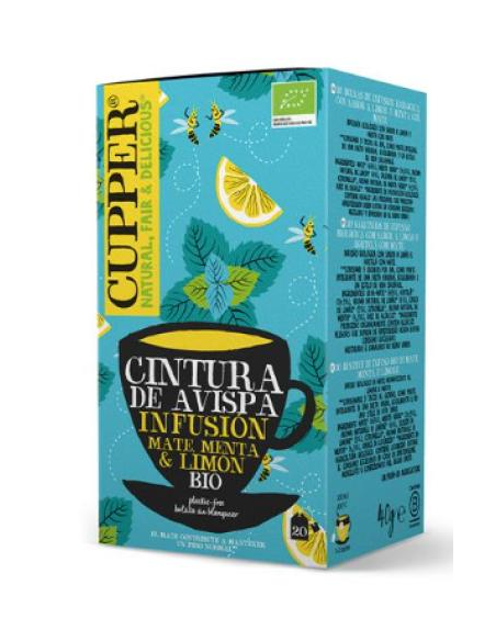 Infusión Cintura De Avispa Bio, 20 Bolsas de Cupper