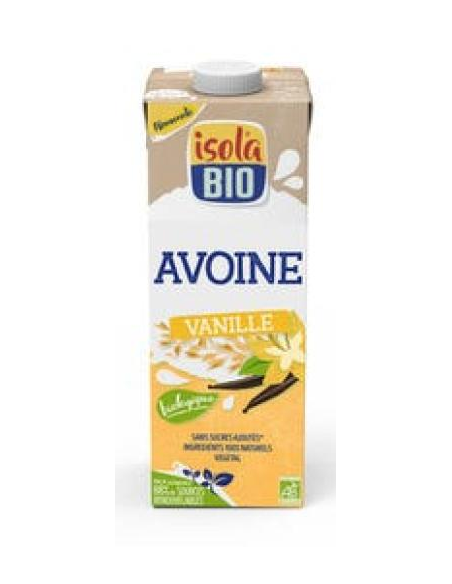 Bebida Vegetal De Avena Y Vainilla Bio, 1L de Isola Bio