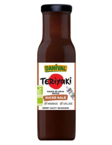 Salsa Teriyaki Bio Danival 250 ml  Sabor Natural y Saludable
