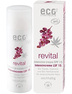 Crema Intensiva FPS15 con Uva, Cáñamo y Ácido Hialurónico