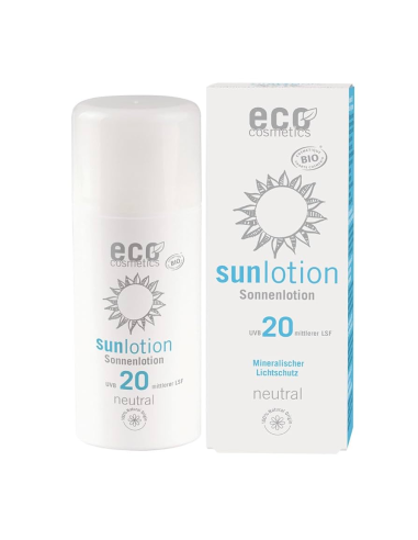Protector solar NEUTRAL loción  FPS20, 100ml** de Eco Solar