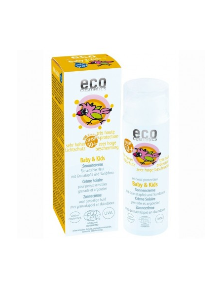 Bebé y niños protector solar F50+, 50ml de Eco Baby & Kids