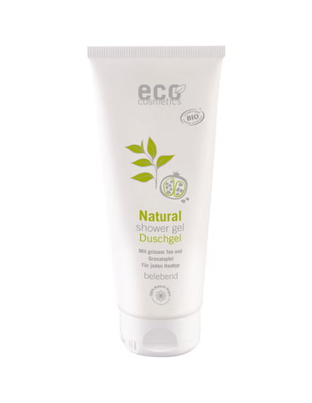 Gel ducha té verde/granada, 200ml de Eco Cosmetics