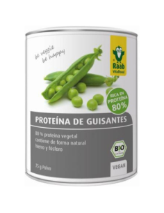Proteína de guisantes bio polvo, 75gr de Raab Vitalfood