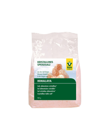 Sal Himalaya molida, bolsa 900g de Raab Vitalfood