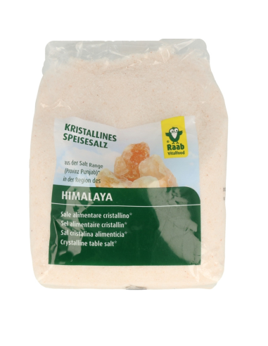Sal Himalaya molida, saco 10Kg** de Raab Vitalfood