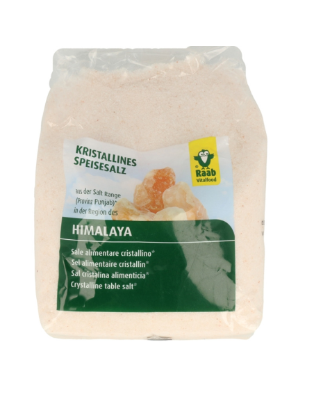Sal Himalaya molida, saco 10Kg** de Raab Vitalfood