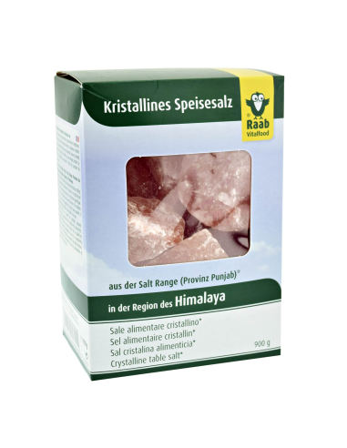 Sal Himalaya trozos, caja 900gr de Raab Vitalfood