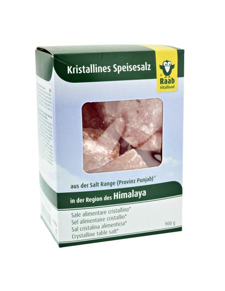 Sal Himalaya trozos, caja 900gr de Raab Vitalfood