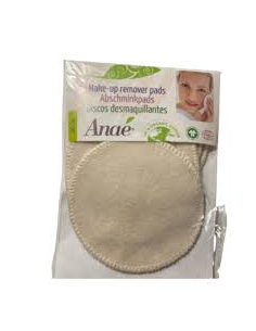 Discos desmaquillantes lavables algodón orgánico, 4ud Anae de Anaé