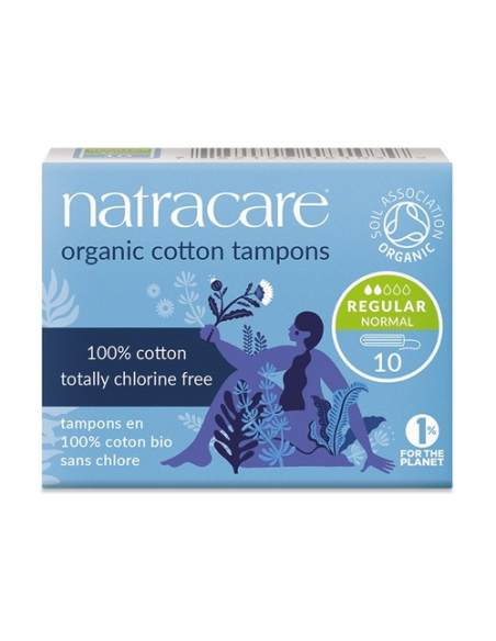 Tampón regular sin aplicador bio 10ud de Natracare