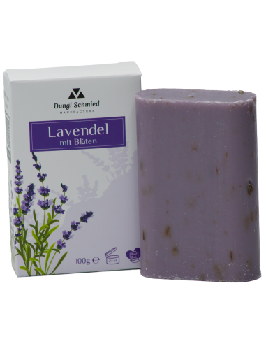 Jabón de lavanda ecológico sin aceite de palma, 80g** de Hydrophil