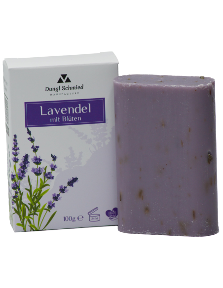 Jabón de lavanda ecológico sin aceite de palma, 80g** de Hydrophil