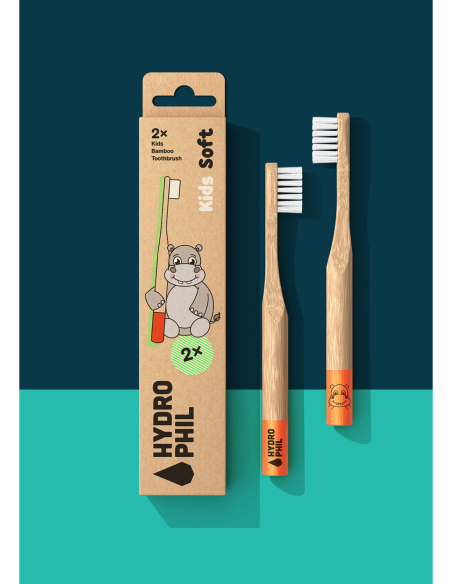 Cepillo de dientes niño Hippo Hydrophil Pack 2 u de Hydrophil