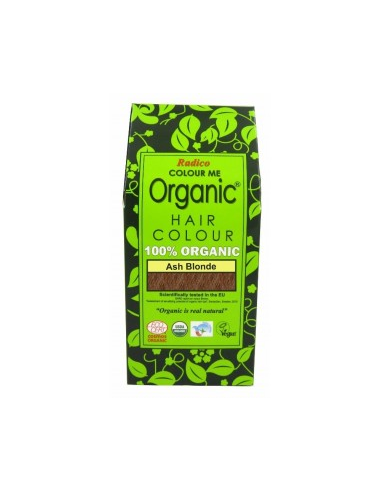 Tinte cabello vegetal rubio ceniza, 100g de Radico