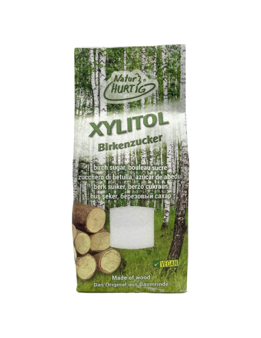 Xilitol, azúcar de abedul de Finlandia, 425g de Natur Hurtig