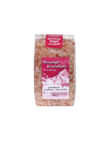 Sal de Himalaya, granulada, relleno para molinillo, 500g de Natur Hurtig